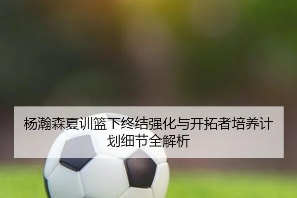 杨瀚森夏训篮下终结强化与开拓者培养计划细节全解析
